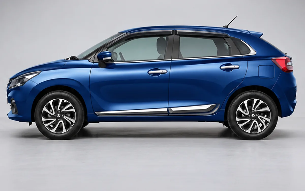 Maruti Suzuki Baleno with 2019–2022 · Half Chrome · Type 2 beading fitted