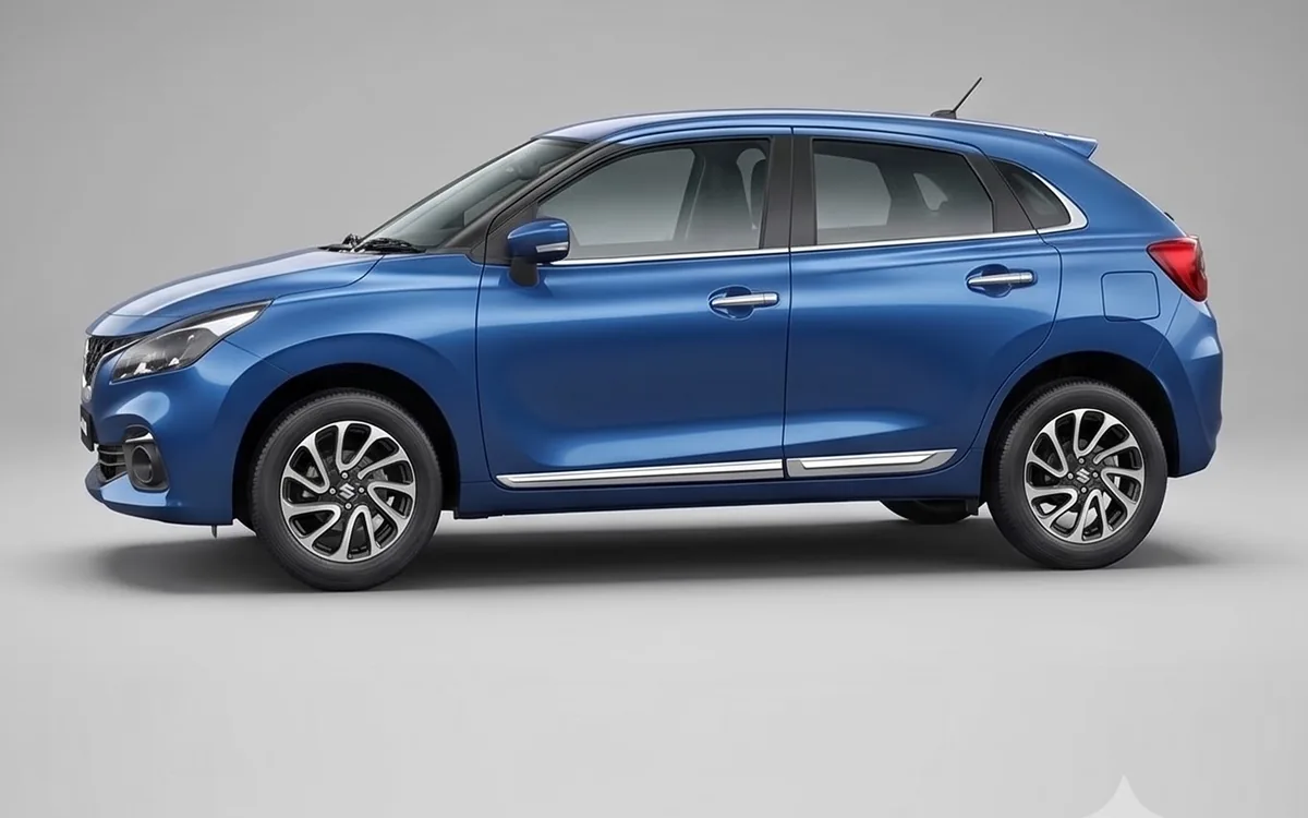 Maruti Suzuki Baleno with side beading fitted