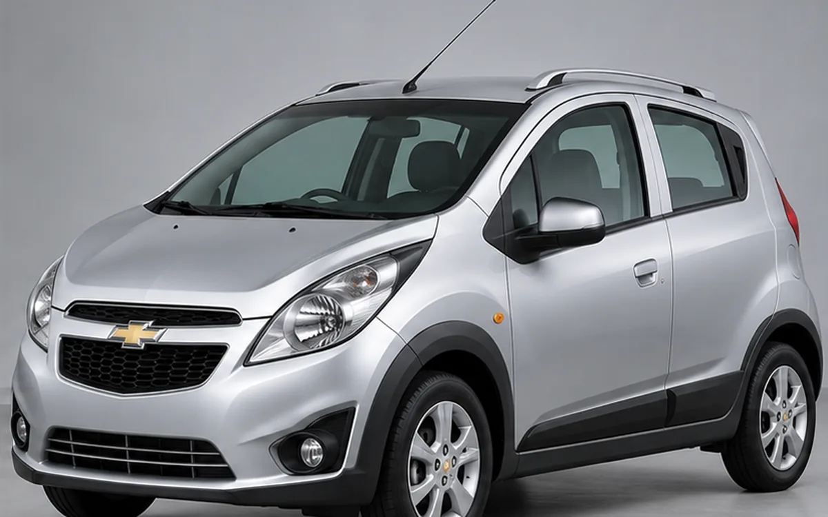 Chevrolet Beat with side beading fitted
