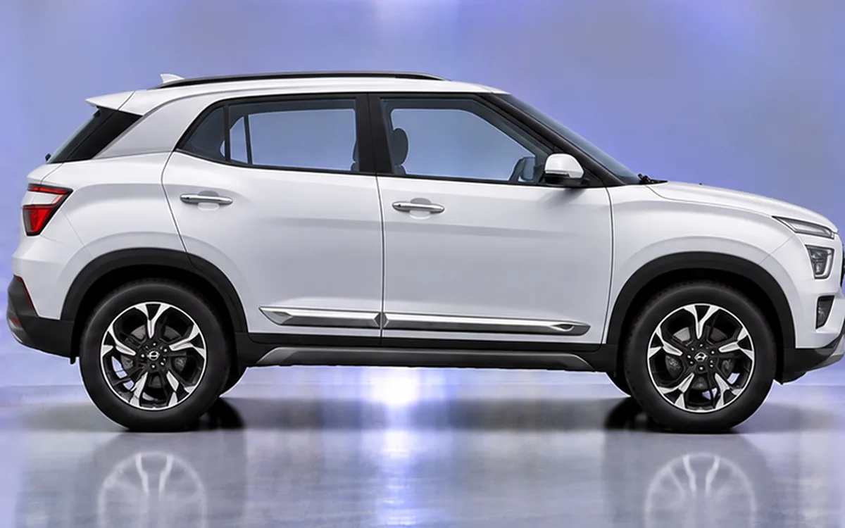 Hyundai Creta with side beading fitted