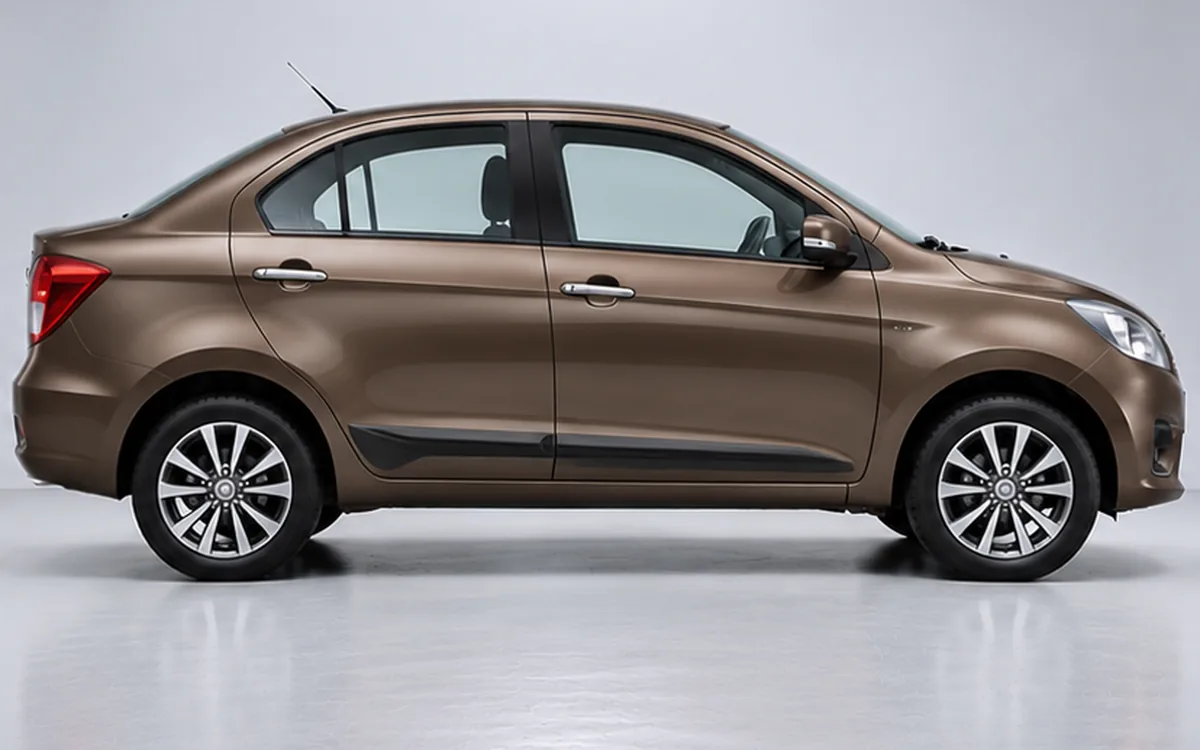 Maruti Suzuki Dzire with side beading fitted