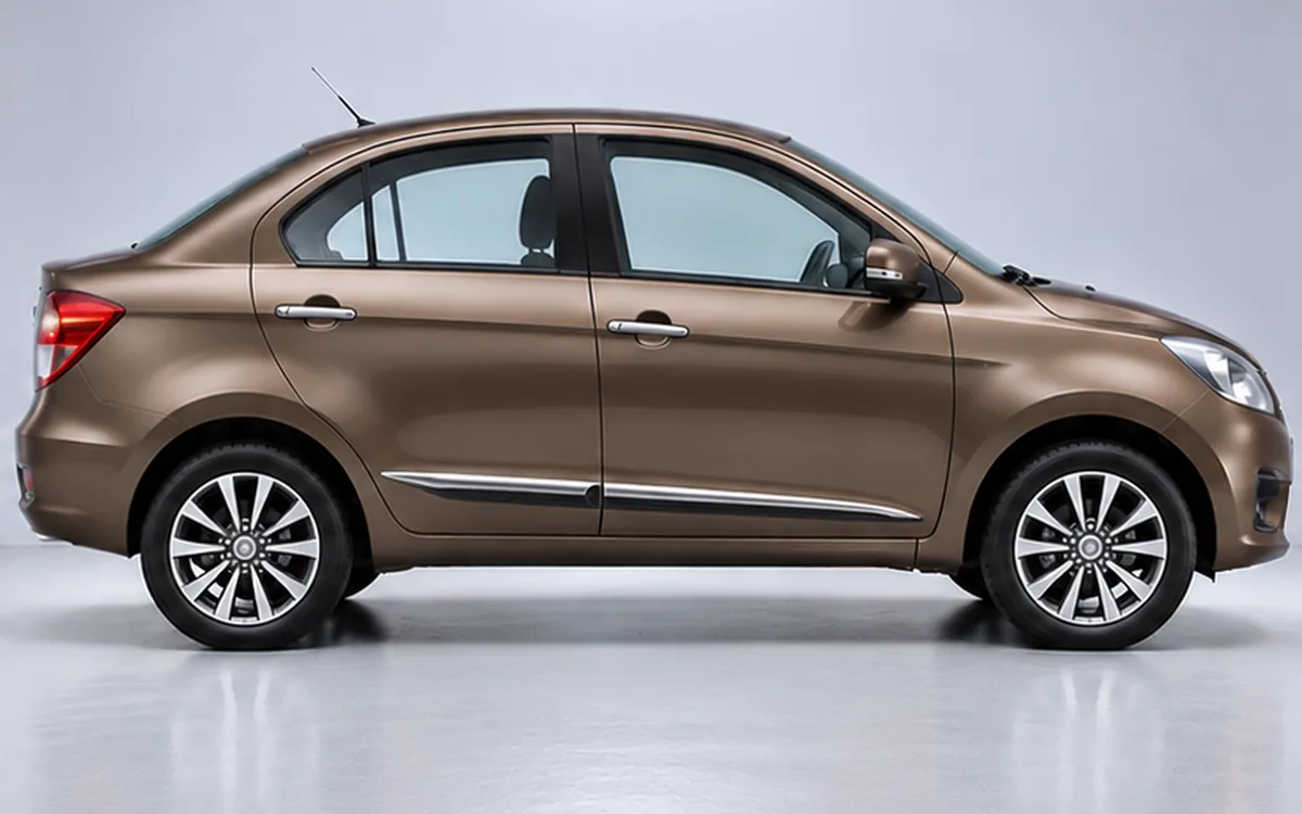 Maruti Suzuki Dzire with 2017–2024 · Chrome Line beading fitted
