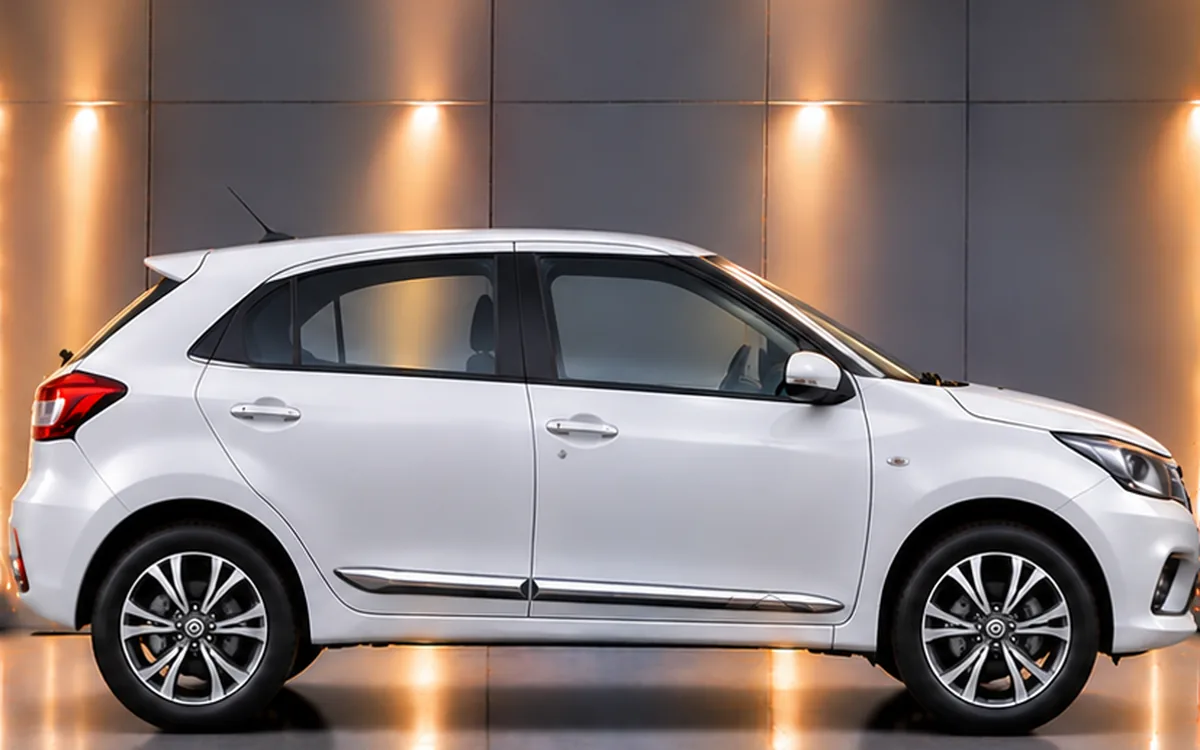 Toyota Glanza with 2019–2022 · Full Chrome beading fitted