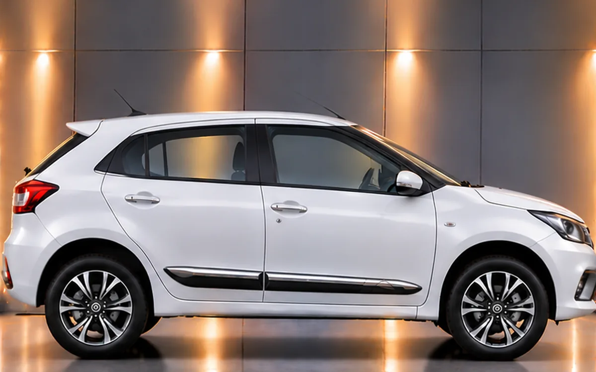 Toyota Glanza with 2022 on · Half Chrome beading fitted