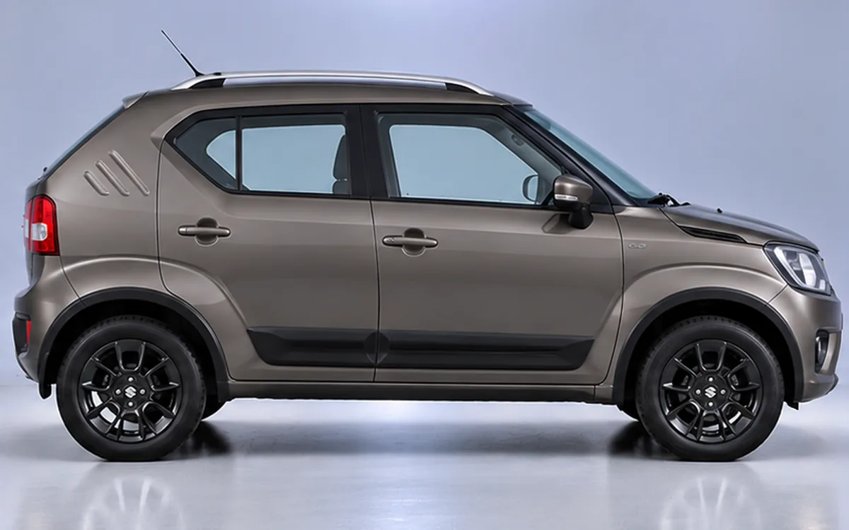 Maruti Suzuki Ignis with side beading fitted