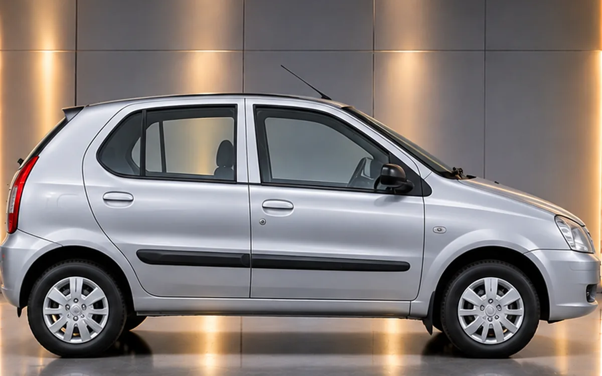 Tata Motors Indica V2 with side beading fitted