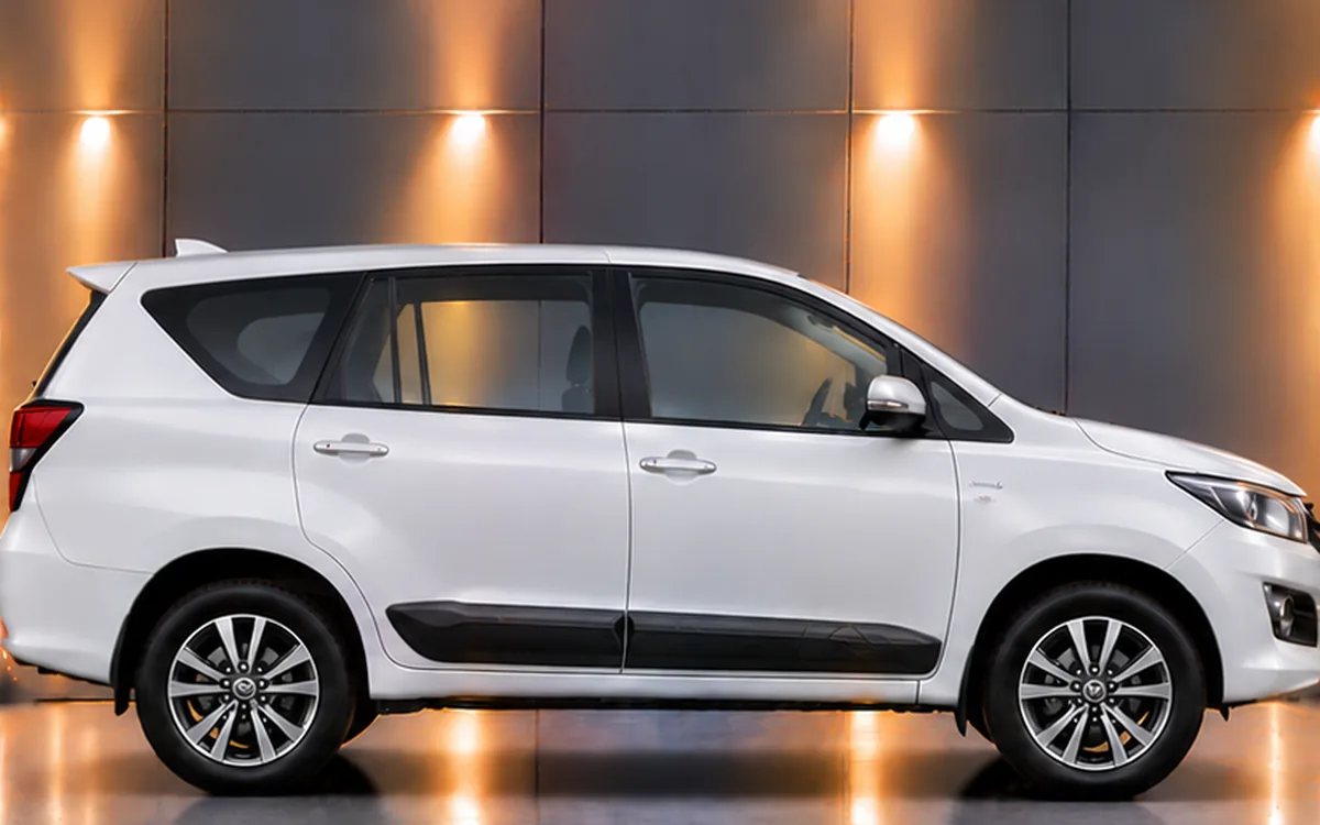 Toyota Innova Crysta with Cladding beading fitted