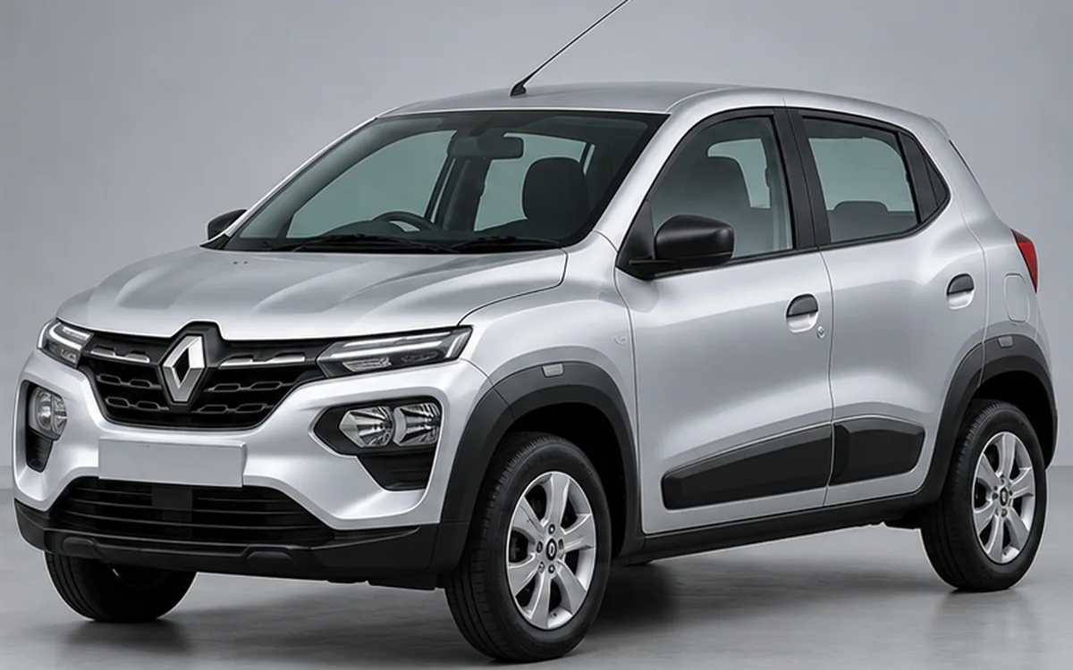 Renault Kwid with side beading fitted