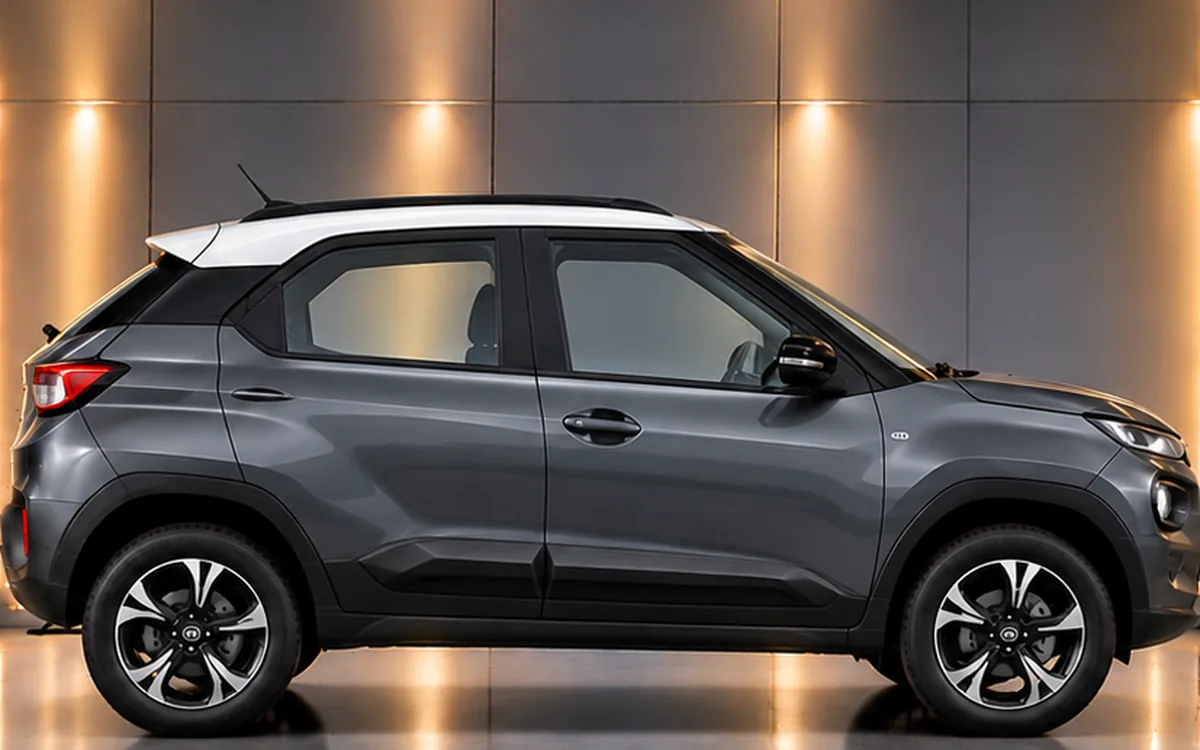 Tata Motors Punch with Cladding · Jam Black beading fitted