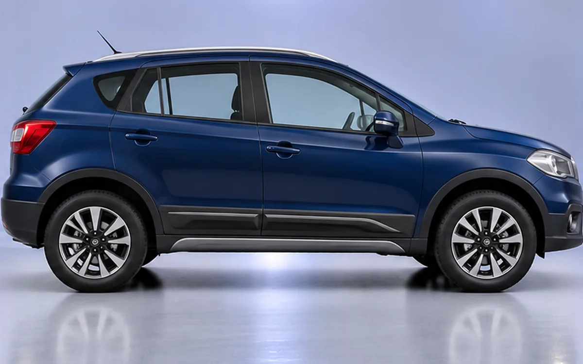 Maruti Suzuki S-Cross with side beading fitted