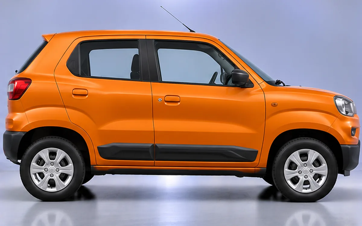 Maruti Suzuki S-Presso with side beading fitted