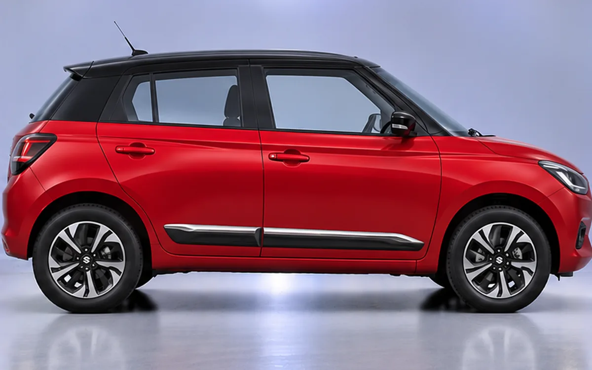 Maruti Suzuki Swift with side beading fitted