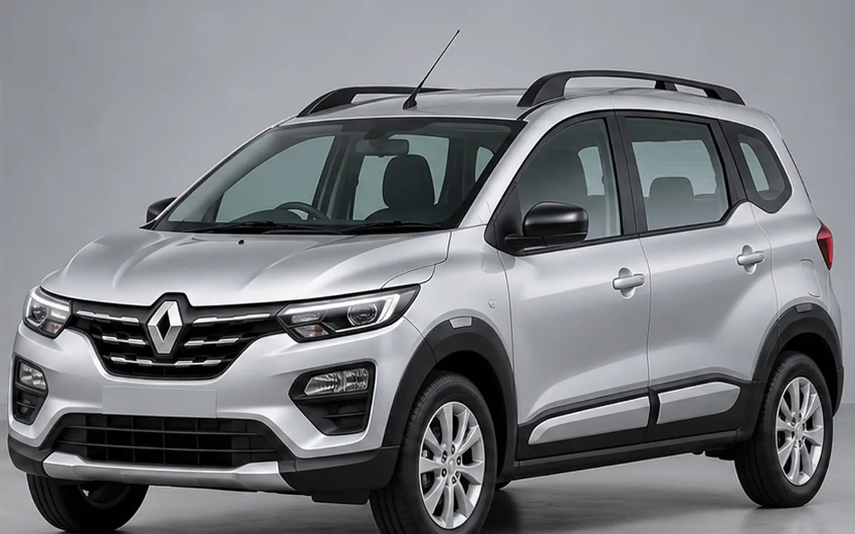 Renault Triber with side beading fitted