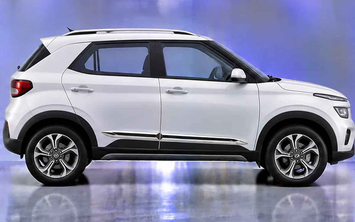 Hyundai Venue with side beading fitted