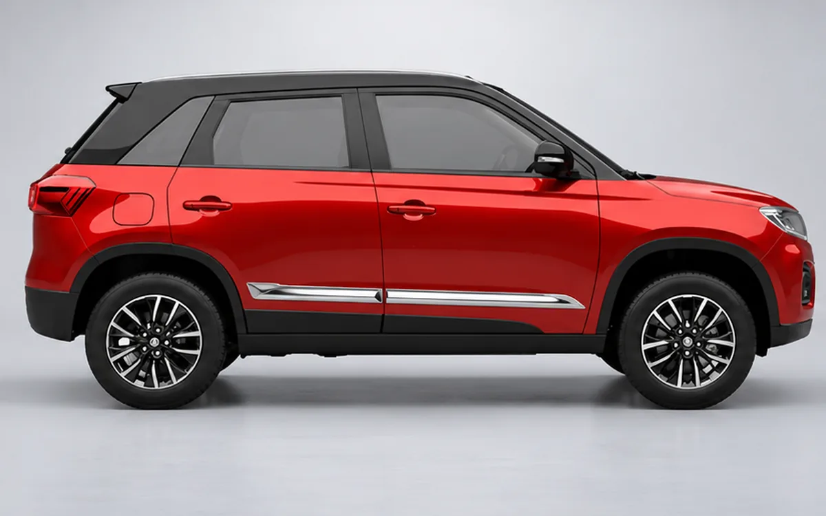 Maruti Suzuki Brezza with Vitara Brezza 2016–2021 · Full Chrome beading fitted