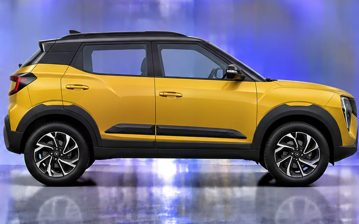 Mahindra XUV 3XO with side beading fitted