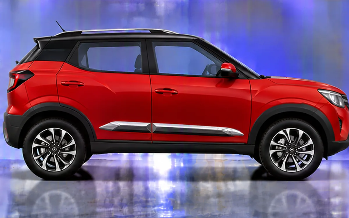 Mahindra XUV300 with Full Chrome beading fitted