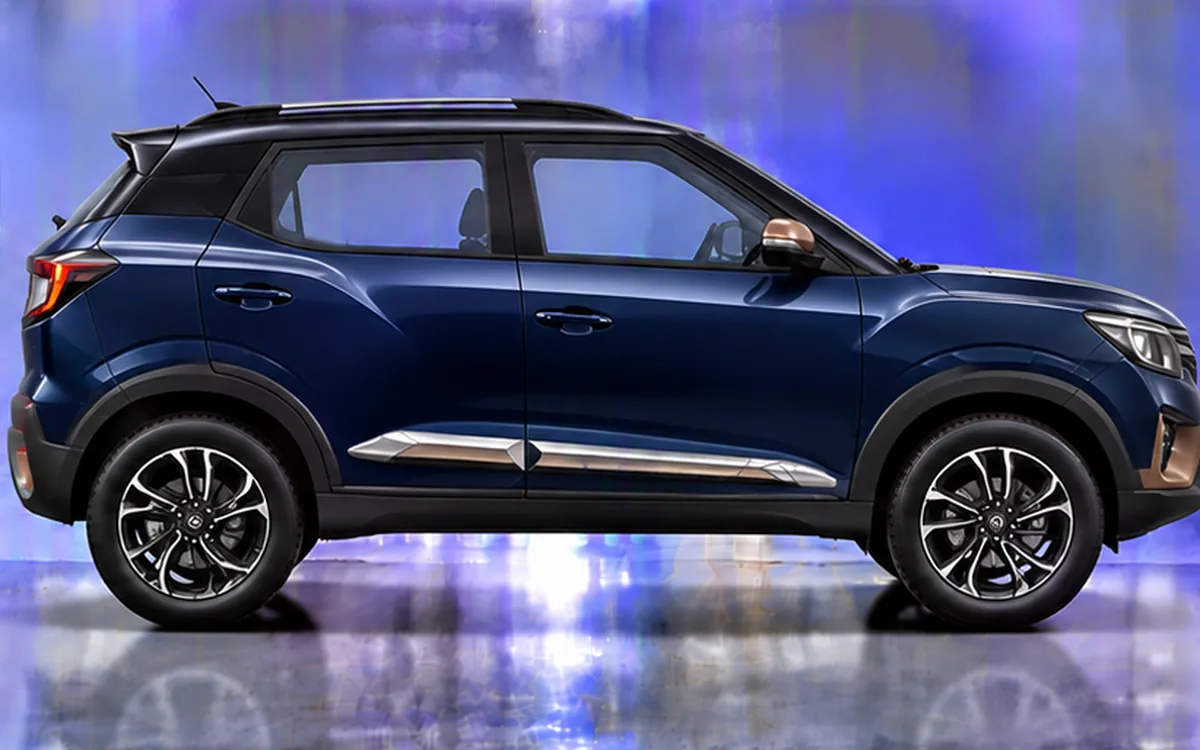 Mahindra XUV400 with side beading fitted