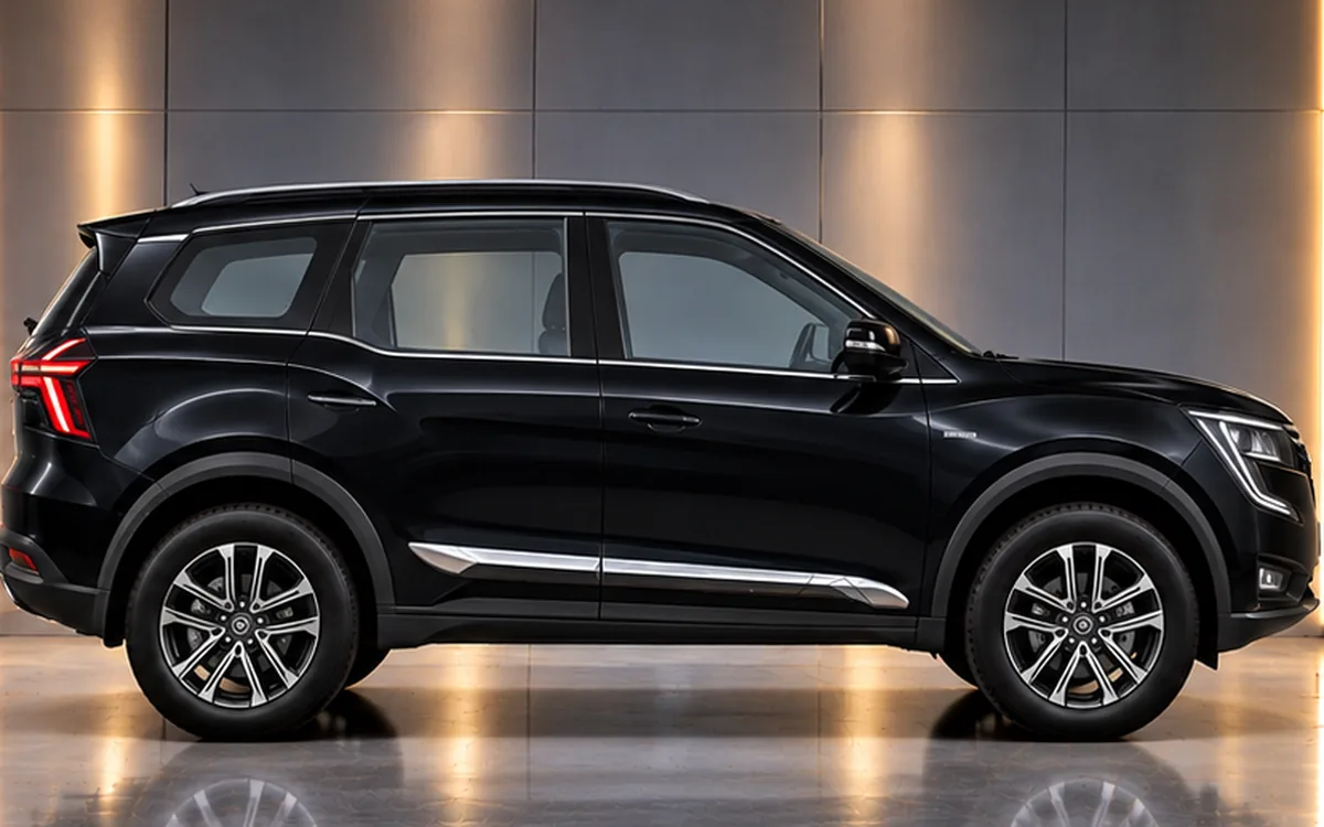 Mahindra XUV700 with side beading fitted