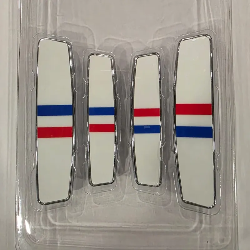 Tricolour Stripe, White, door guard